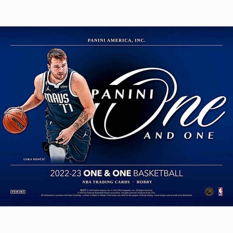 22-23 Panini One and One Basketball Hobby Box