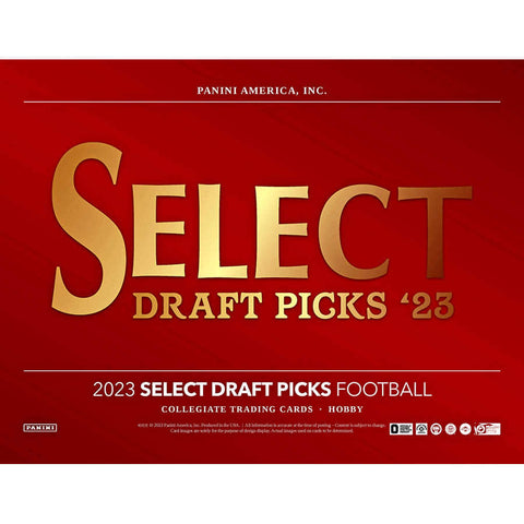 2023 Panini Select Draft Picks Collegiate Football Hobby Box