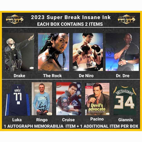 2023 Super Break Insane Ink Edition Hobby Box