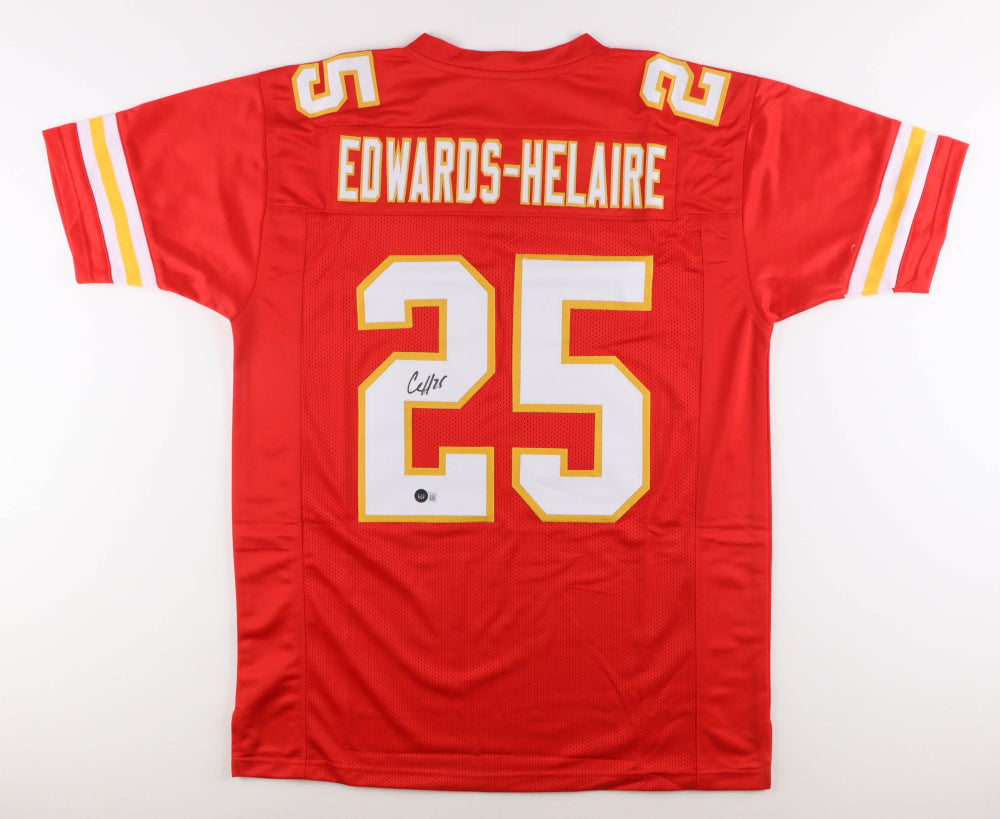 clyde edwards helaire signed jersey