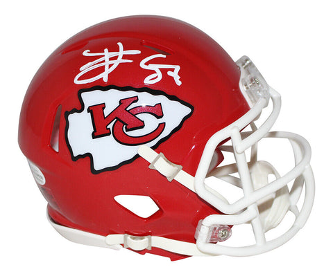 Travis Kelce Kansas City Chiefs Fanatics Authentic Autographed Riddell Speed Mini Helmet