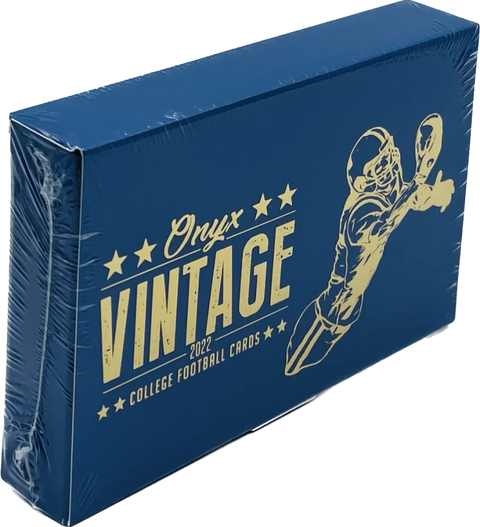 2022 Onyx Vintage Collection College Football Hobby Box - Blogs Hobby Shop