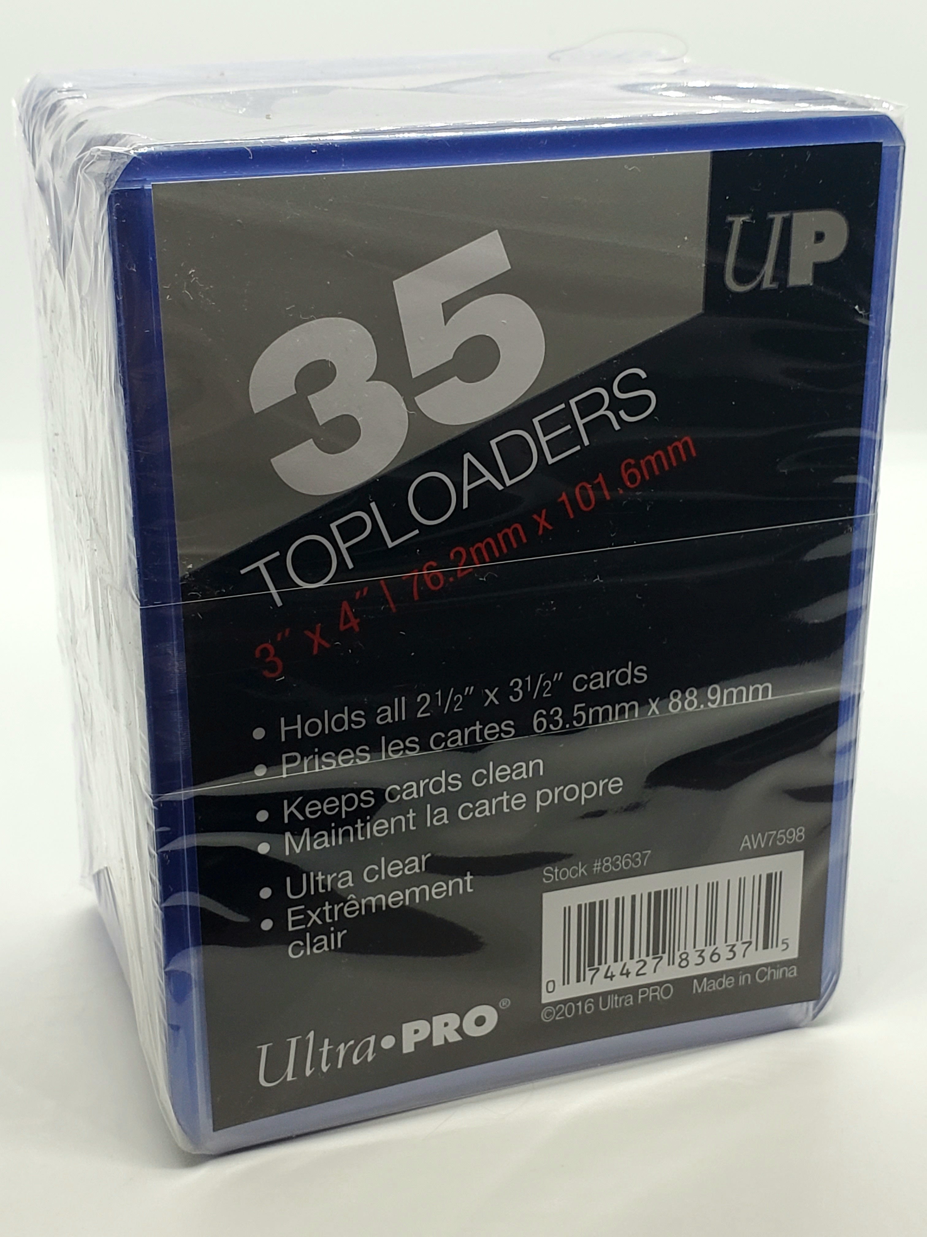 Ultra Pro 3 x 4 Super Clear Premium Toploader Card Protector | 25-Count  per Pack | 2-Packs
