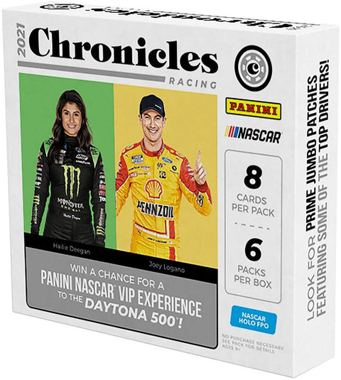 2021 Panini Chronicles Racing Hobby Box - Blogs Hobby Shop