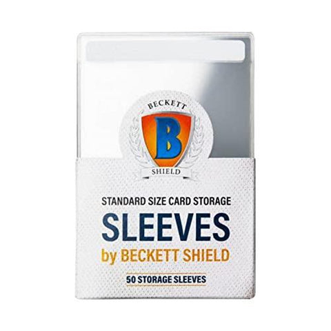 Beckett Shield: Storage Sleeves Standard 50 CT – Compatible with Pokemon, Yugioh, & Magic the Gathering Card Sleeves - Blogs Hobby Shop