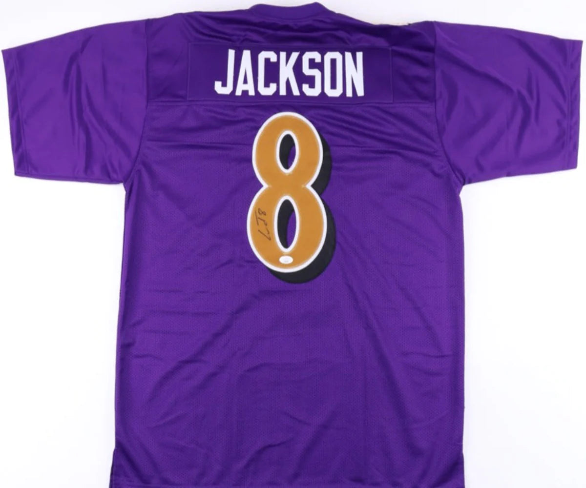 Lamar Jackson Signed Jersey (JSA)