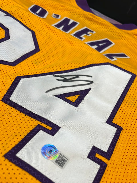 Shaquille O'Neal Autographed Los Angeles Custom Basketball Jersey - Beckett  Authenticated