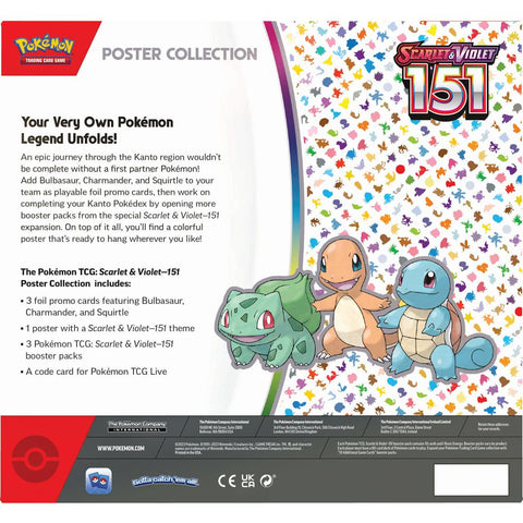 Pokemon Scarlet and Violet 151 Collection - Poster Collection