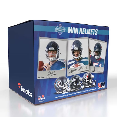2023 Fanatics Under Wraps NFL Draft Mini Helmets