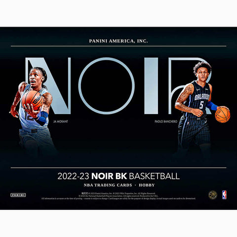 22-23 Panini Noir Basketball Hobby Box