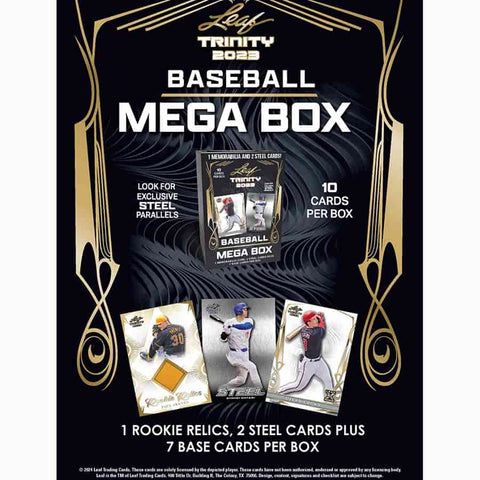 2023 Leaf Trinity Baseball Mega Hobby Box