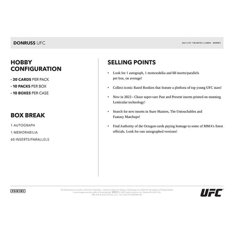 2023 Donruss UFC Hobby Box