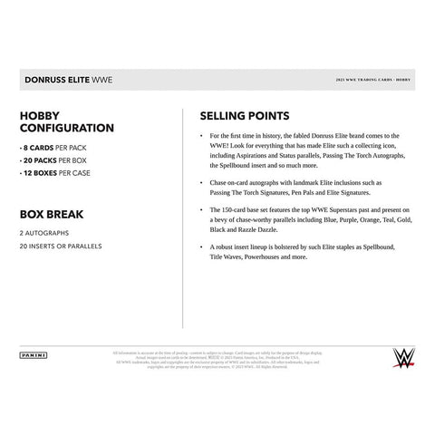 2023 Donruss Elite WWE Hobby Box