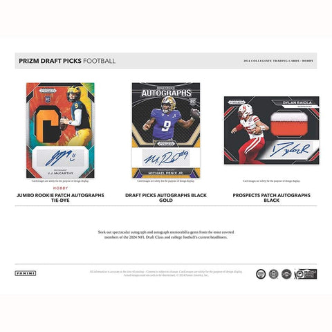 2024 Panini Prizm Draft Picks Collegiate Football Hobby Box