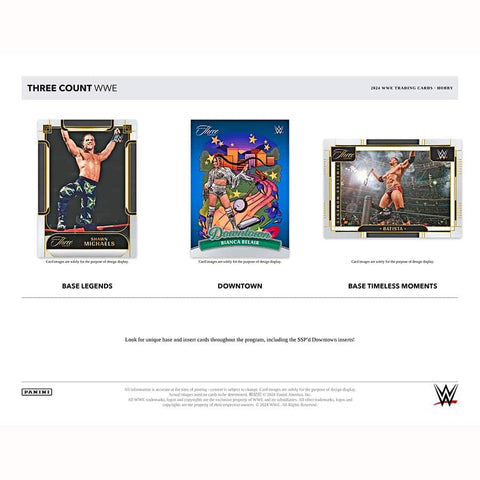 2024 Panini Three Count WWE Hobby Box