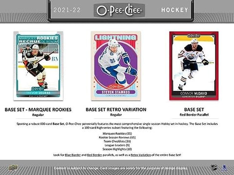 2021-22 Upper Deck O-Pee-Chee Hockey 36 Pack Retail Box