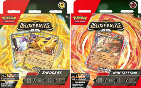 Pokémon - Trading Card Game: Ninetales ex or Zapdos ex Deluxe Battle Deck - At Random