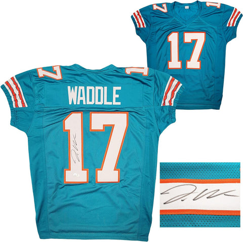 Jaylen Waddle Miami Dolphins Autographed Custom Jersey