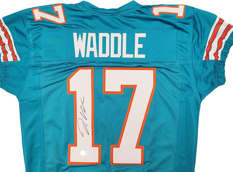 Jaylen Waddle Miami Dolphins Autographed Custom Jersey