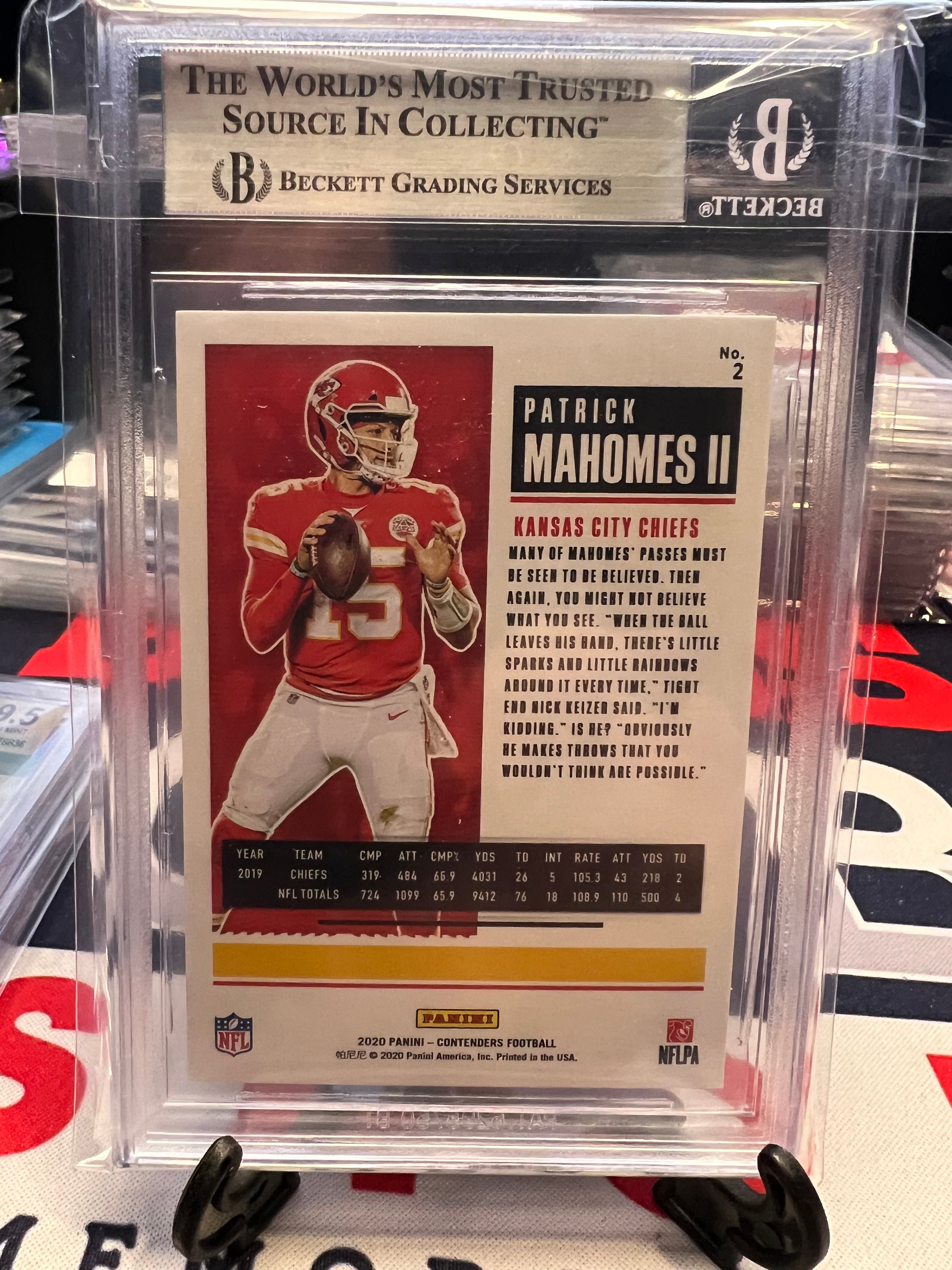 : 2020 PANINI CONTENDERS SEASON TICKET #2 PATRICK