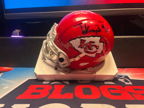 SILENT AUCTION ITEM* Willie Gay Jr. Autographed Mini Helmet