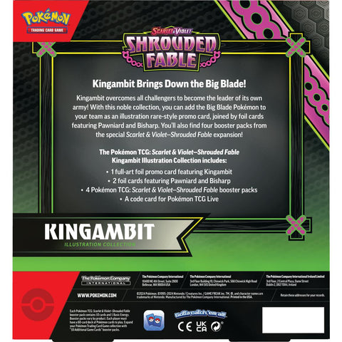 Pokemon TCG: Scarlet and Violet: Shrouded Fable: Kingambit Illustration Collection