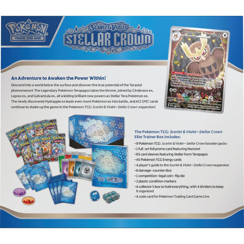 Pokemon TCG: Scarlet and Violet: Stellar Crown Elite Trainer Box