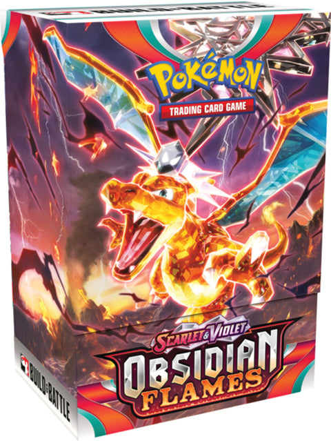 Pokemon TCG: Scarlet & Violet 3 Obsidian Flames Build & Battle Box Display