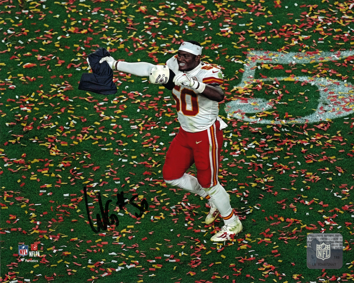 Dante Hall Autographed Kansas City Chiefs 8x10 Photo