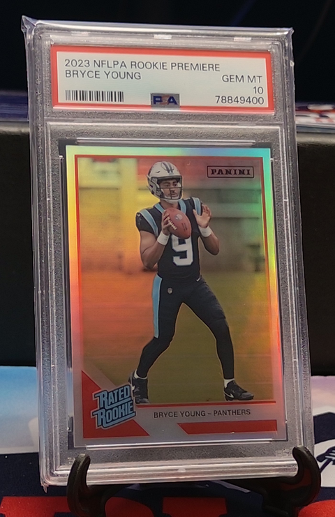2023 Panini NFLPA Rookie Premiere Rated Rookies Bryce Young PSA 10