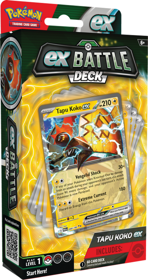 Pokémon TCG: Tapu Koko ex Battle Deck or Iron Leaves ex Battle Deck