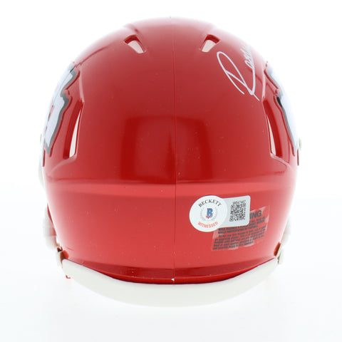 Rashee Rice Signed Chiefs Speed Mini Helmet (Beckett)