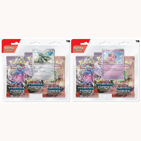 Pokemon TCG: Scarlet & Violet: Temporal Forces: Three-Booster Blister