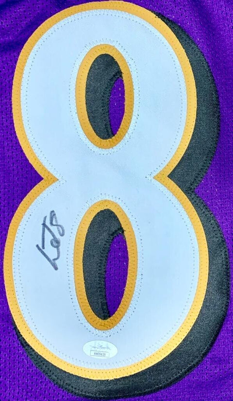 Lamar Jackson Baltimore Ravens Autographed Custom Jersey