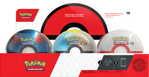 Pokémon TCG: : Poke Ball Tin Display 2024 Quarter 4