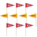 Kansas City Chiefs Toothpick Flags - Pack of 36 - Blogs Hobby Shop