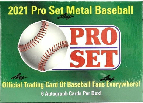 2021 Leaf Pro Set Metal Baseball Hobby Box - Blogs Hobby Shop
