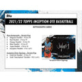 2021/22 Topps Inception Overtime Elite Basketball Hobby Box - Blogs Hobby Shop