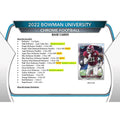 2022 Bowman Chrome University Football Value Box - Blogs Hobby Shop