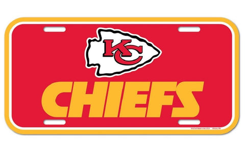 Kansas City Chiefs License Plate - Blogs Hobby Shop