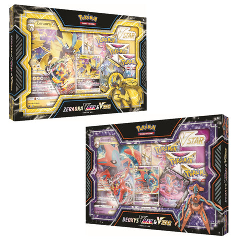 Pokemon Trading Card Game: Deoxys / Zeraora VMAX and VSTAR Battle Box - Blogs Hobby Shop