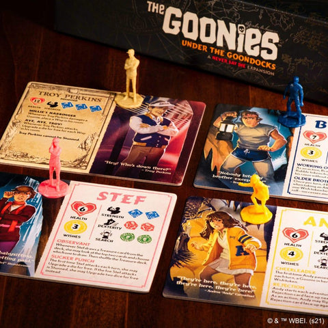 THE GOONIES: UNDER THE GOONDOCKS A NEVER SAY DIE EXPANSION - Blogs Hobby Shop