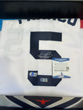 Wander Franco Autographed Signed Authentic White Pro Style Jersey Beckett - Blogs Hobby Shop
