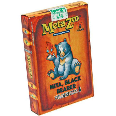 MetaZoo TCG: Wilderness 1st Edition Theme Deck - Nita, Black Bearer - Blogs Hobby Shop