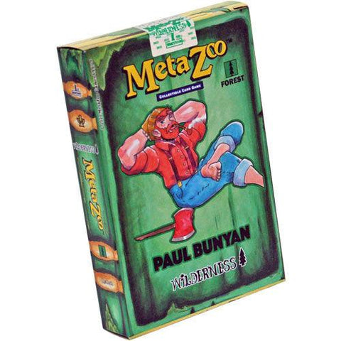 MetaZoo TCG: Wilderness 1st Edition Theme Deck - Paul Bunyan - Blogs Hobby Shop
