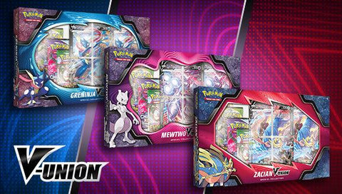 Pokémon TCG: Pokémon V-UNION Special Collection (Mewtwo/Greninja/Zacian) - Blogs Hobby Shop