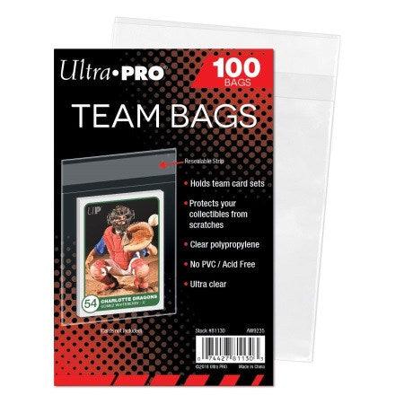 ULTRA PRO: Team Bags Resealable Sleeves (100ct) - Blogs Hobby Shop
